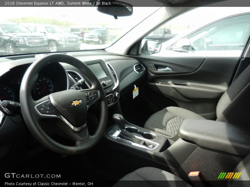Summit White / Jet Black 2018 Chevrolet Equinox LT AWD