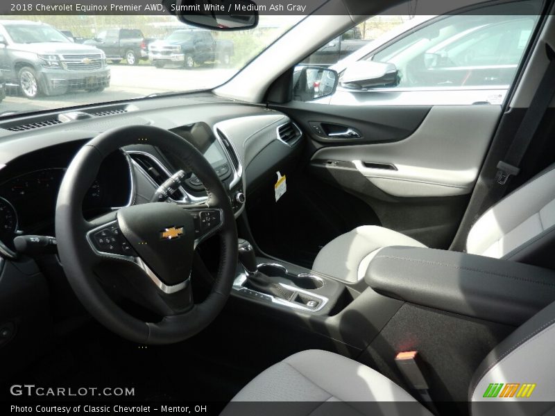 Summit White / Medium Ash Gray 2018 Chevrolet Equinox Premier AWD