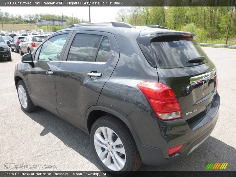 Nightfall Gray Metallic / Jet Black 2018 Chevrolet Trax Premier AWD