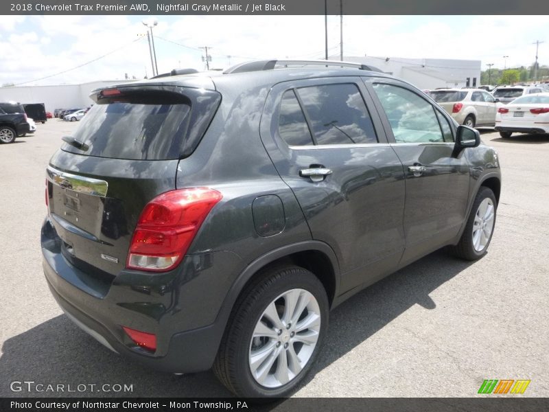Nightfall Gray Metallic / Jet Black 2018 Chevrolet Trax Premier AWD