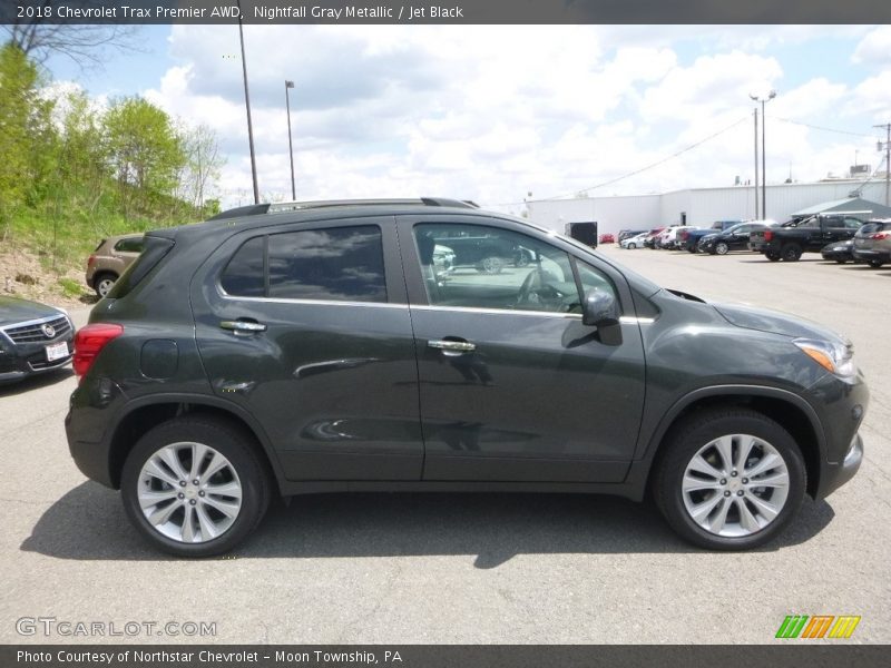 Nightfall Gray Metallic / Jet Black 2018 Chevrolet Trax Premier AWD