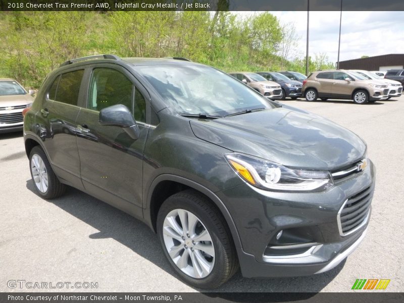 Nightfall Gray Metallic / Jet Black 2018 Chevrolet Trax Premier AWD