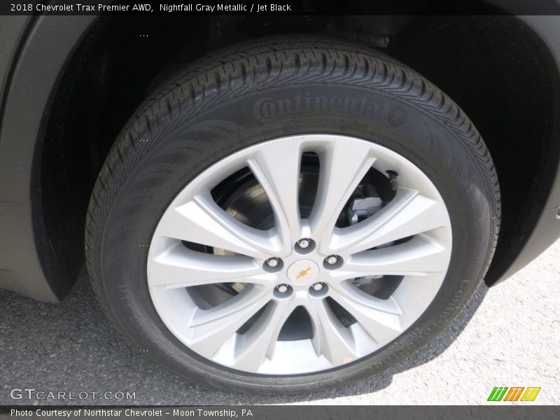 Nightfall Gray Metallic / Jet Black 2018 Chevrolet Trax Premier AWD