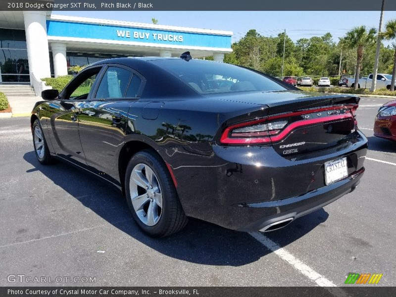 Pitch Black / Black 2018 Dodge Charger SXT Plus