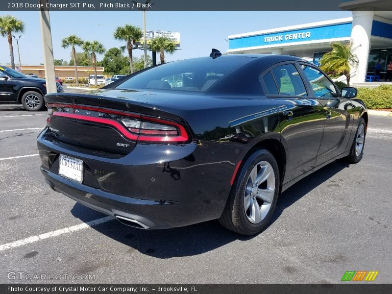 Pitch Black / Black 2018 Dodge Charger SXT Plus