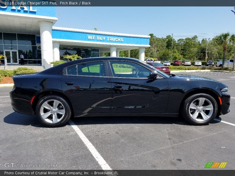 Pitch Black / Black 2018 Dodge Charger SXT Plus