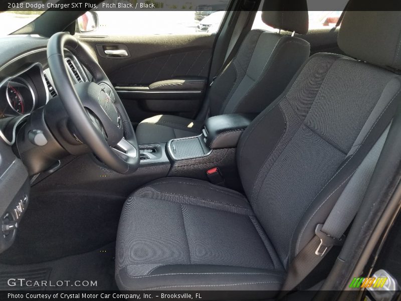 Pitch Black / Black 2018 Dodge Charger SXT Plus