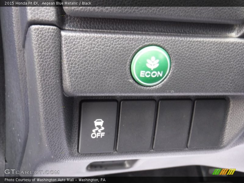 Aegean Blue Metallic / Black 2015 Honda Fit EX