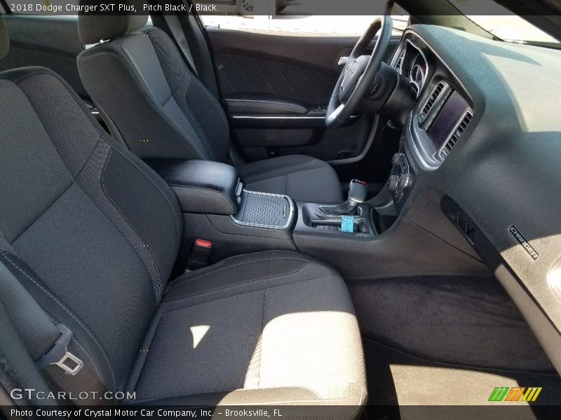 Pitch Black / Black 2018 Dodge Charger SXT Plus