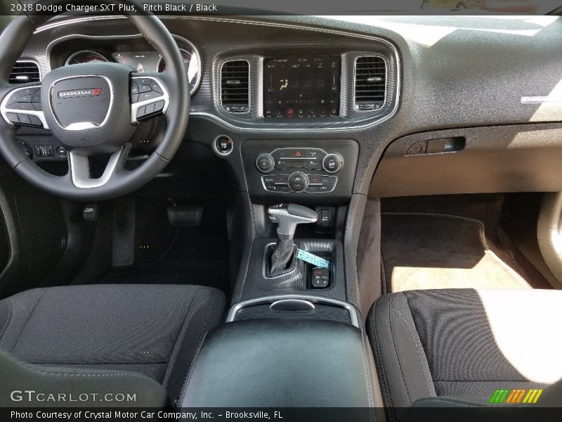 Pitch Black / Black 2018 Dodge Charger SXT Plus
