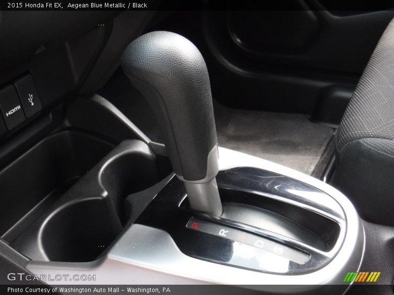 Aegean Blue Metallic / Black 2015 Honda Fit EX