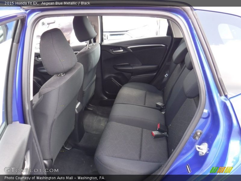 Aegean Blue Metallic / Black 2015 Honda Fit EX