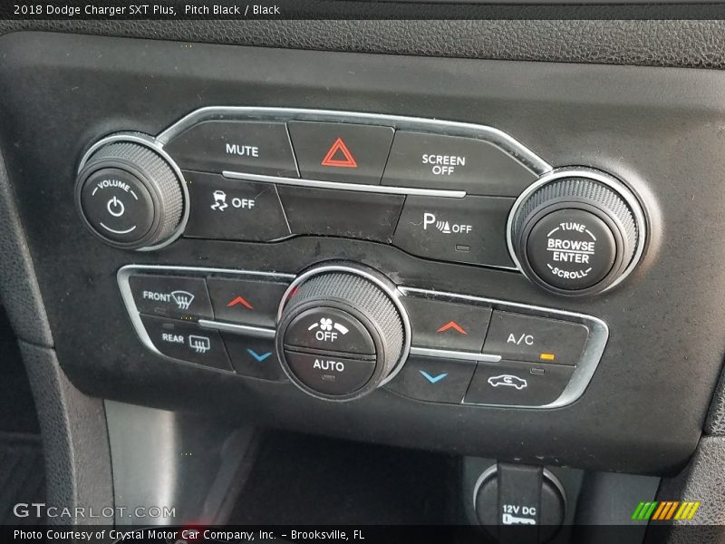 Pitch Black / Black 2018 Dodge Charger SXT Plus