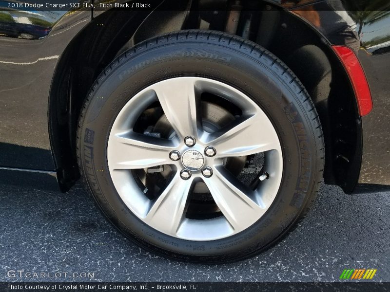 Pitch Black / Black 2018 Dodge Charger SXT Plus