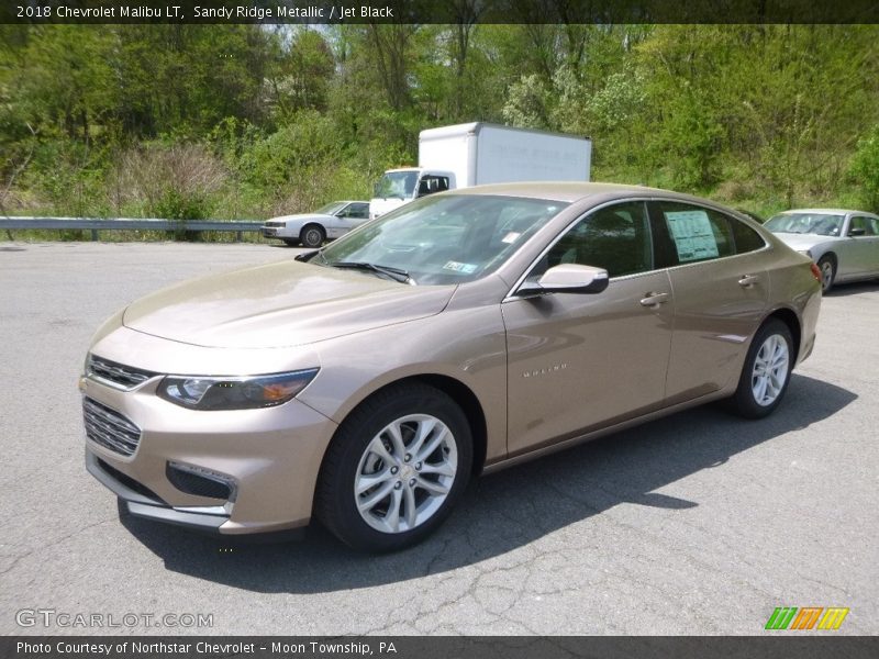 Sandy Ridge Metallic / Jet Black 2018 Chevrolet Malibu LT