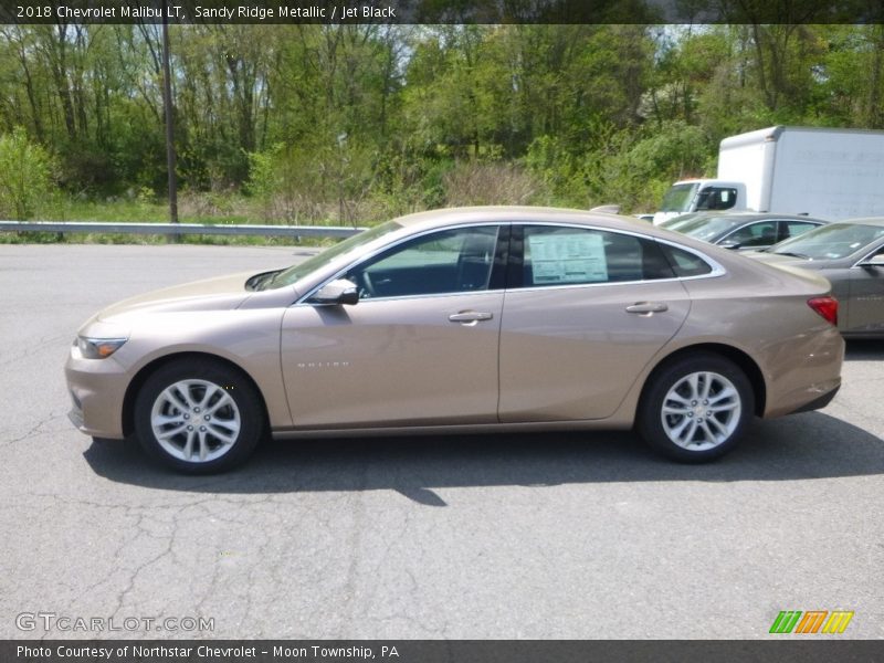 Sandy Ridge Metallic / Jet Black 2018 Chevrolet Malibu LT