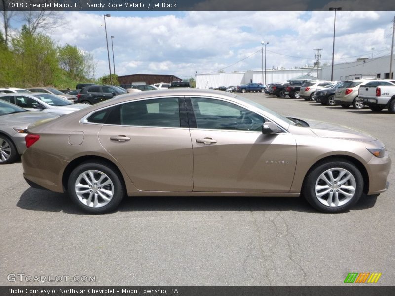 Sandy Ridge Metallic / Jet Black 2018 Chevrolet Malibu LT