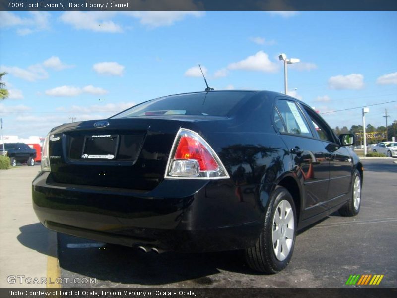 Black Ebony / Camel 2008 Ford Fusion S