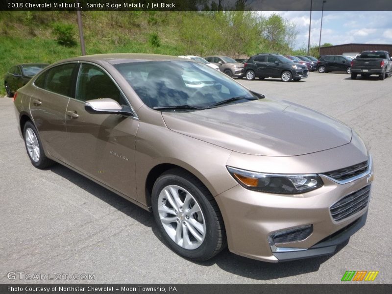 Sandy Ridge Metallic / Jet Black 2018 Chevrolet Malibu LT