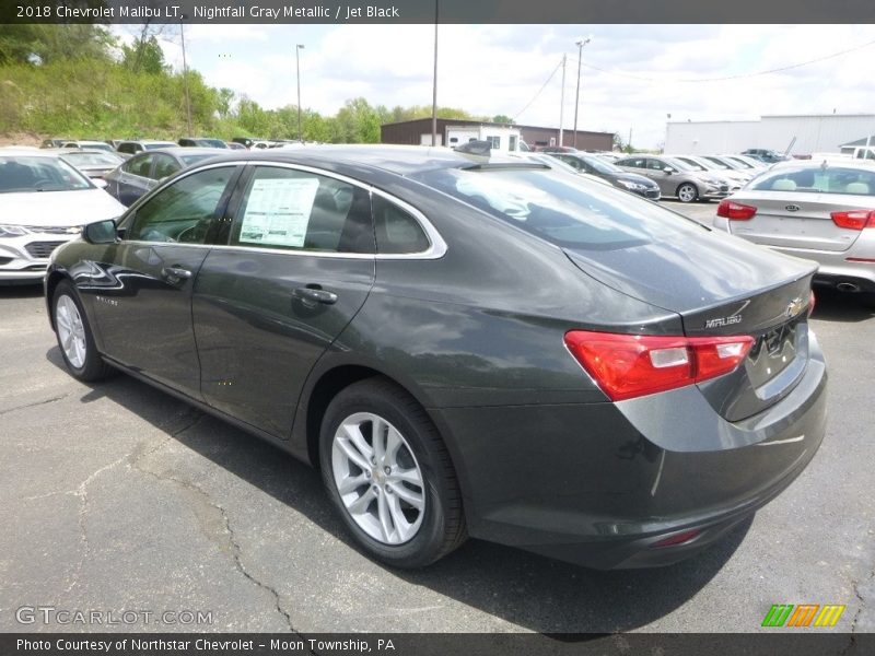 Nightfall Gray Metallic / Jet Black 2018 Chevrolet Malibu LT