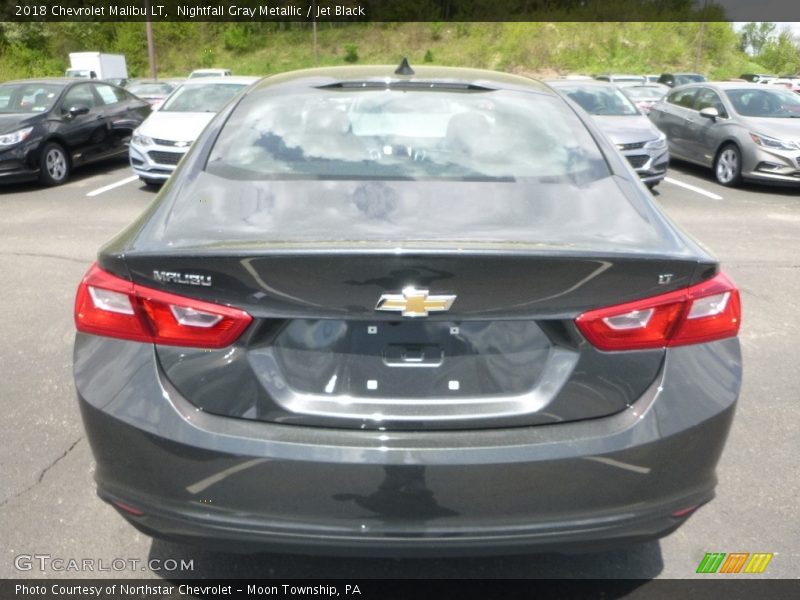 Nightfall Gray Metallic / Jet Black 2018 Chevrolet Malibu LT