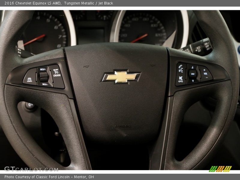 Tungsten Metallic / Jet Black 2016 Chevrolet Equinox LS AWD