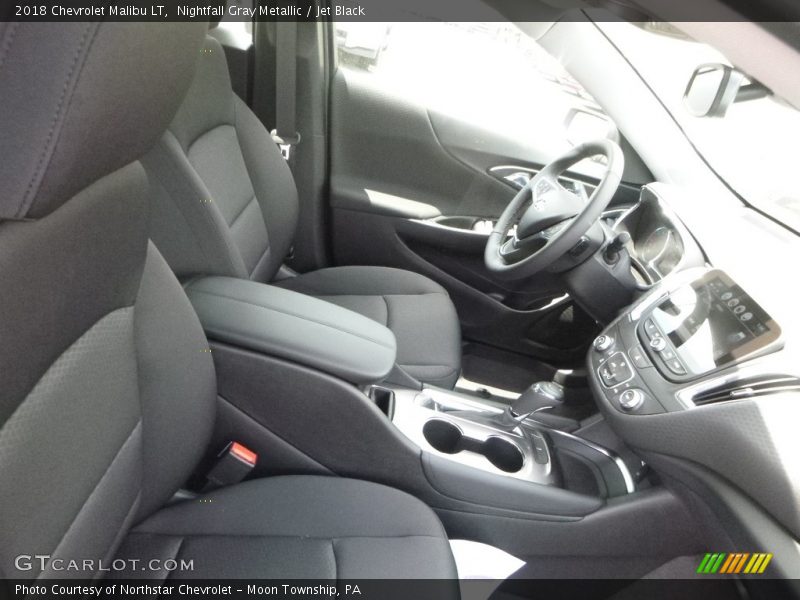 Nightfall Gray Metallic / Jet Black 2018 Chevrolet Malibu LT