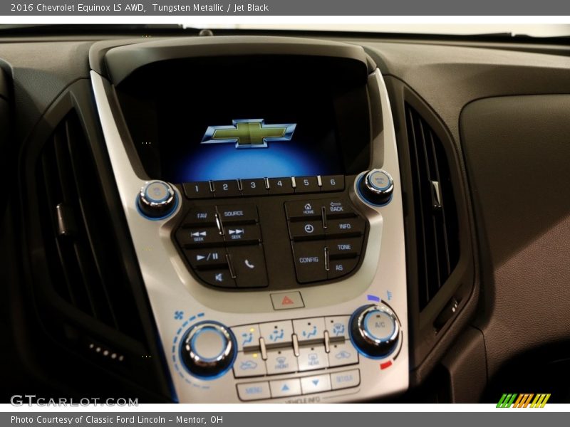 Tungsten Metallic / Jet Black 2016 Chevrolet Equinox LS AWD
