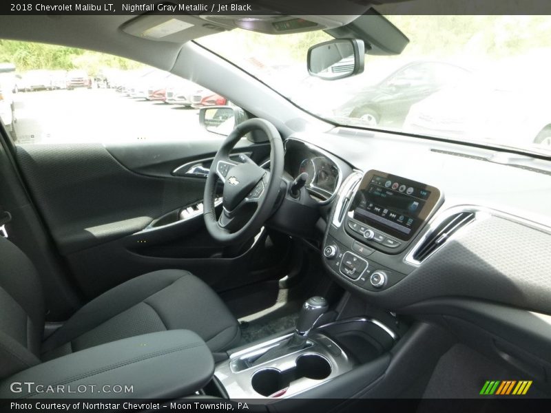 Nightfall Gray Metallic / Jet Black 2018 Chevrolet Malibu LT