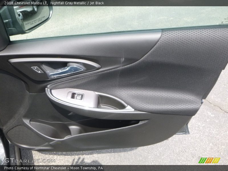 Nightfall Gray Metallic / Jet Black 2018 Chevrolet Malibu LT