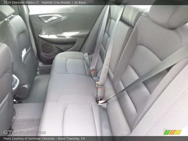 Nightfall Gray Metallic / Jet Black 2018 Chevrolet Malibu LT