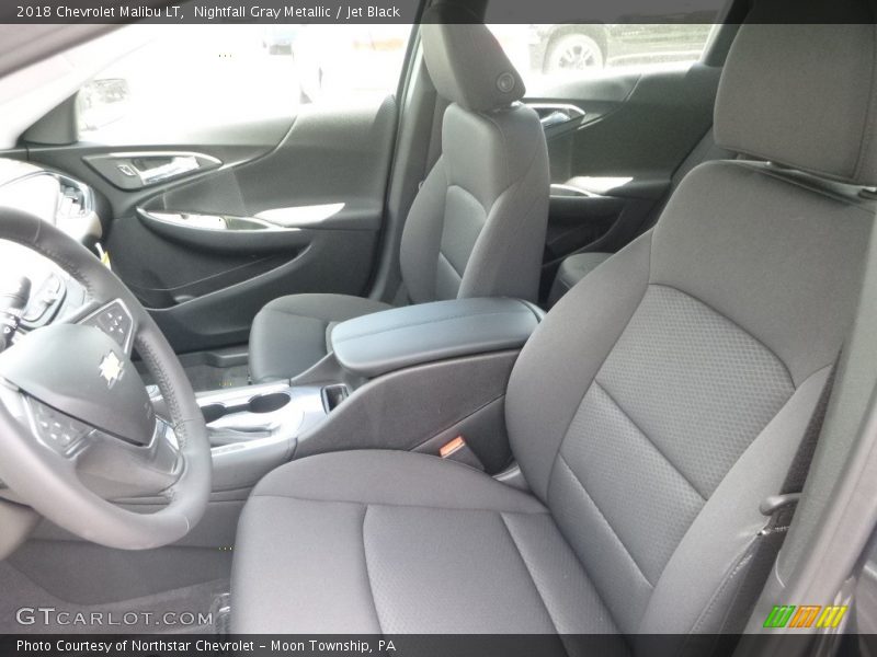 Nightfall Gray Metallic / Jet Black 2018 Chevrolet Malibu LT