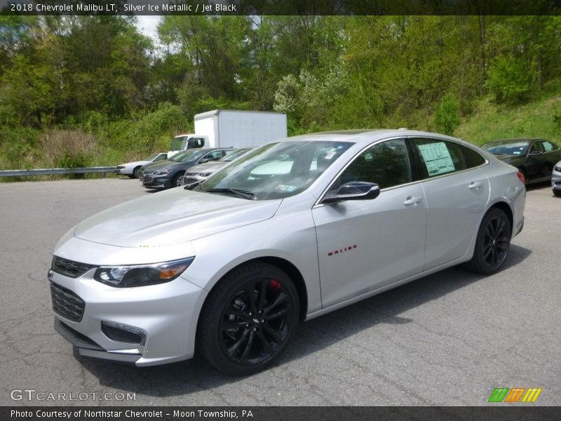 Silver Ice Metallic / Jet Black 2018 Chevrolet Malibu LT
