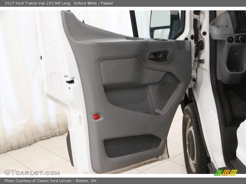 Oxford White / Pewter 2017 Ford Transit Van 250 MR Long