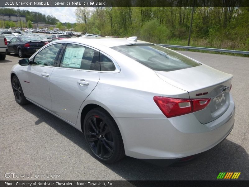 Silver Ice Metallic / Jet Black 2018 Chevrolet Malibu LT