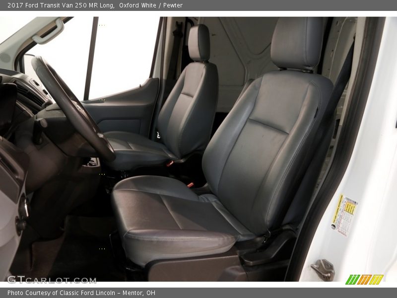 Oxford White / Pewter 2017 Ford Transit Van 250 MR Long