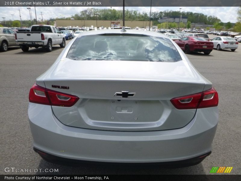 Silver Ice Metallic / Jet Black 2018 Chevrolet Malibu LT