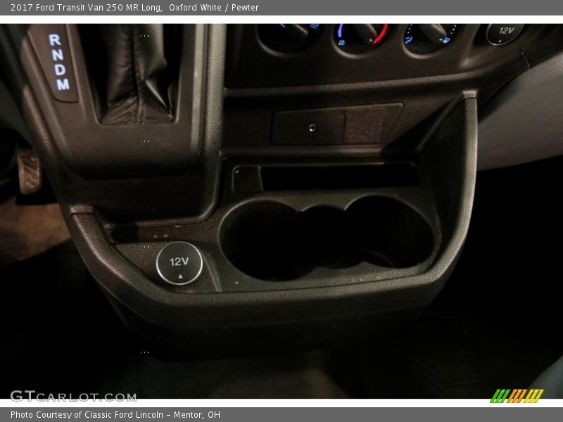 Oxford White / Pewter 2017 Ford Transit Van 250 MR Long
