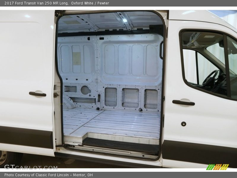 Oxford White / Pewter 2017 Ford Transit Van 250 MR Long