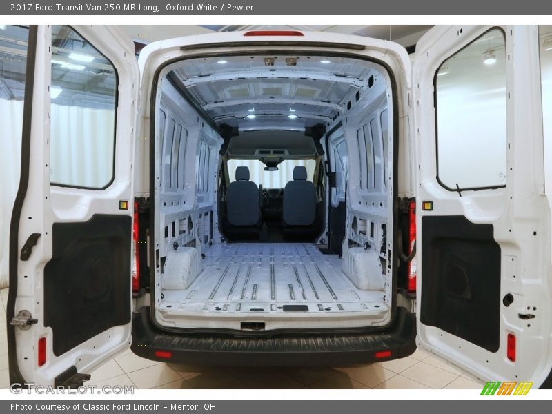 Oxford White / Pewter 2017 Ford Transit Van 250 MR Long