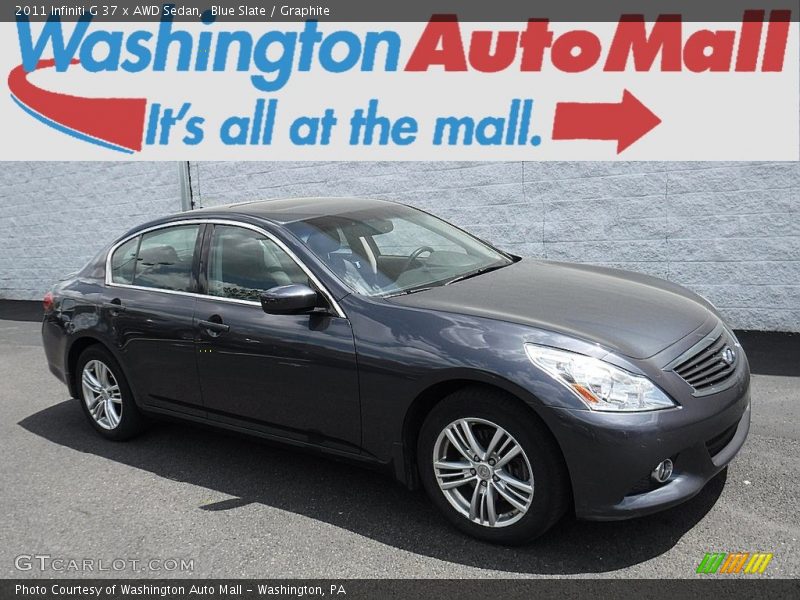 Blue Slate / Graphite 2011 Infiniti G 37 x AWD Sedan