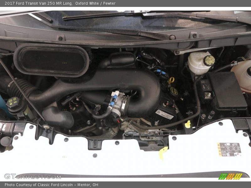 Oxford White / Pewter 2017 Ford Transit Van 250 MR Long