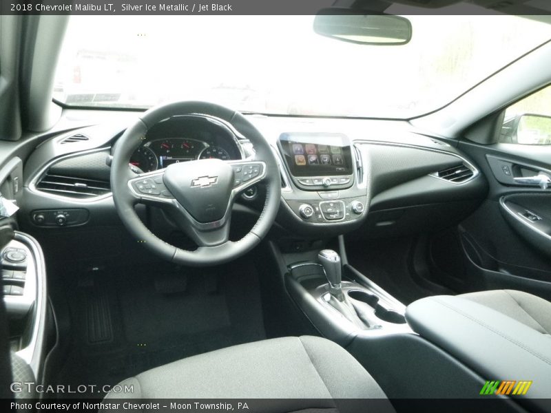 Silver Ice Metallic / Jet Black 2018 Chevrolet Malibu LT
