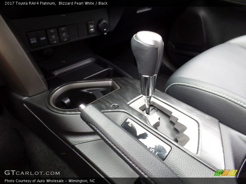 Blizzard Pearl White / Black 2017 Toyota RAV4 Platinum