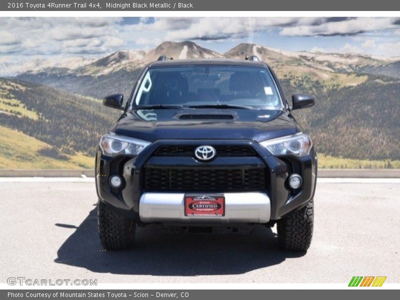 Midnight Black Metallic / Black 2016 Toyota 4Runner Trail 4x4