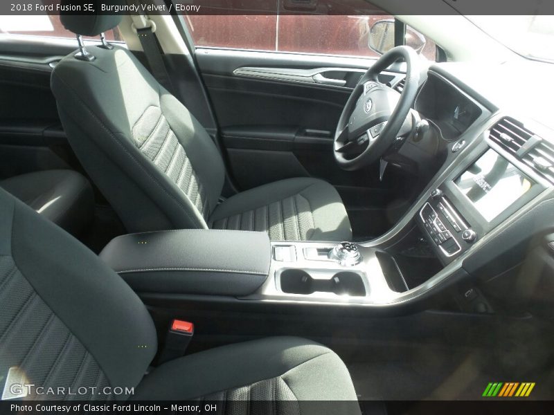 Burgundy Velvet / Ebony 2018 Ford Fusion SE