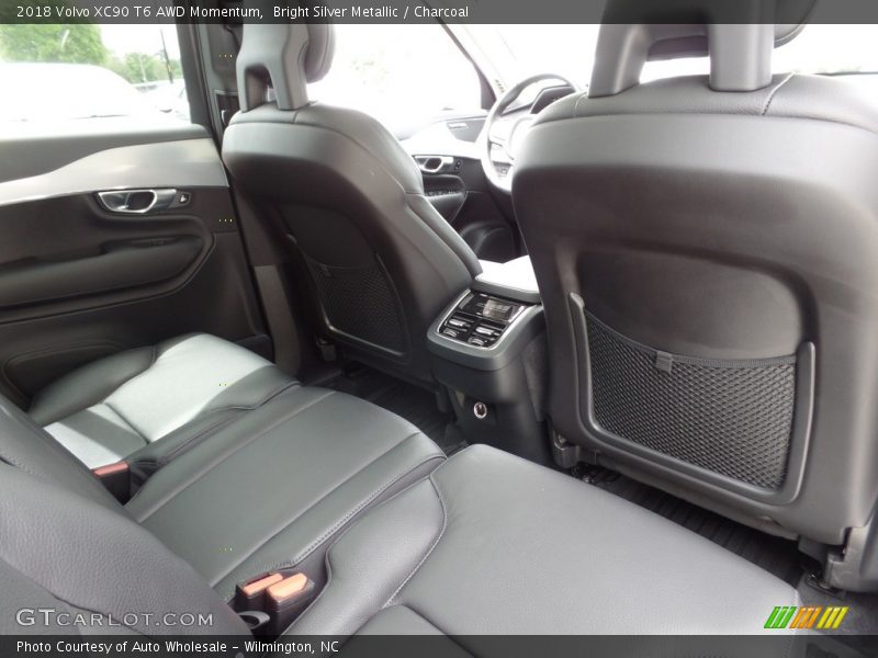 Bright Silver Metallic / Charcoal 2018 Volvo XC90 T6 AWD Momentum