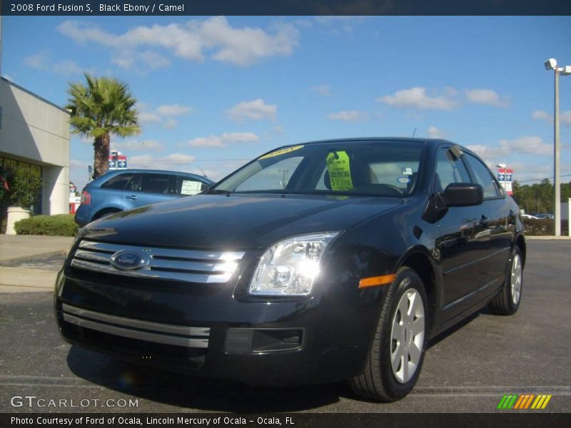 Black Ebony / Camel 2008 Ford Fusion S