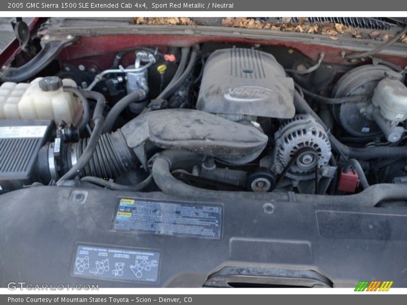 Sport Red Metallic / Neutral 2005 GMC Sierra 1500 SLE Extended Cab 4x4
