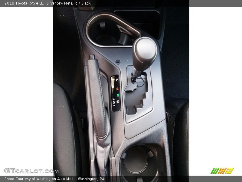 Silver Sky Metallic / Black 2018 Toyota RAV4 LE